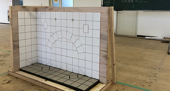 令和3年度技能検定タイル張り実技試験3