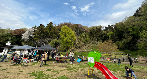 第1回神成会お花見BBQの様子4