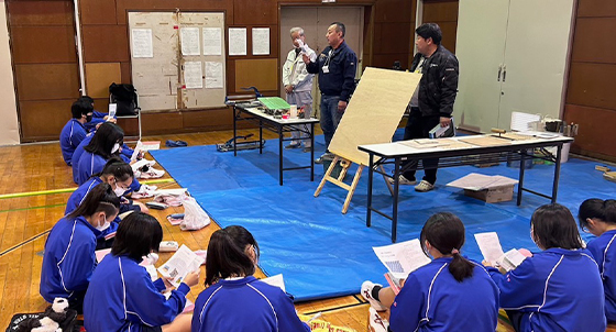 ものづくりマイスター派遣事業（横浜市立六浦中学校）実施報告1